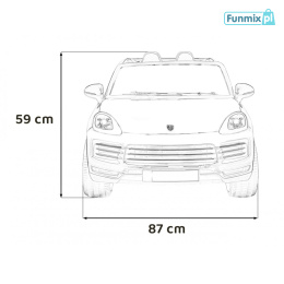 Porsche Cayenne S Lakierowane Auto na akumulator Pilot Wolny START EVA LED