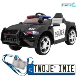 Auto pojazd GTsport police na akumulator ekoskóra klakson EVA MP3