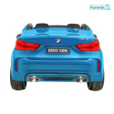 BMW X6M XXL Lakierowane Auto na akumulator Pilot Ekoskóra Pasy Wolny Start MP3 LED