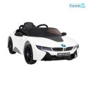 BMW I8 Lift 2x35W Auto na akumulator Wolny Start Wgrane melodyjki MP3 USB LED