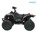 Quad Maverick ATV 2X200W Pojazd na akumulator ekoskóra LED EVA