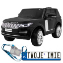 Range Rover HSE Auto na akumulator dla dzieci Pilot Panel audio LED EVA