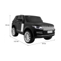 Range Rover HSE Auto na akumulator dla dzieci Pilot Panel audio LED EVA
