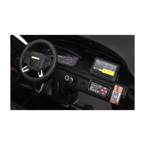 Range Rover HSE Auto na akumulator dla dzieci Pilot Panel audio LED EVA