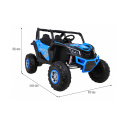 Buggy UTV-MX na akumulator dla dzieci 4x4 Pilot Audio LED EVA Wolny Start