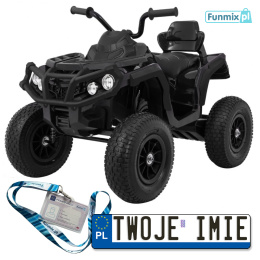 Pojazd Quad ATV Air na akumulator dla dzieci ekoskóra Radio MP3 Wolny Start