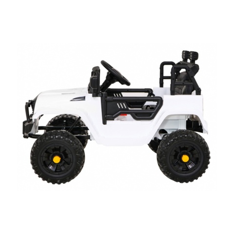 Jeep Dark Night Auto na akumulator ekoskóra wolny start LED EVA audio i Wgrane melodyjki