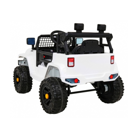 Jeep Dark Night Auto na akumulator ekoskóra wolny start LED EVA audio i Wgrane melodyjki