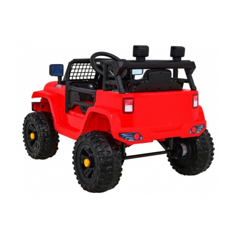 Jeep Dark Night Auto na akumulator ekoskóra wolny start LED EVA audio i Wgrane melodyjki