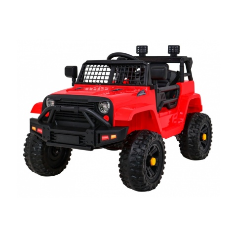 Jeep Dark Night Auto na akumulator ekoskóra wolny start LED EVA audio i Wgrane melodyjki