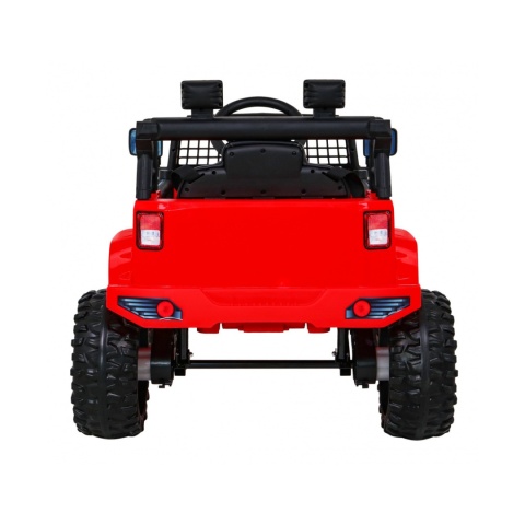 Jeep Dark Night Auto na akumulator ekoskóra wolny start LED EVA audio i Wgrane melodyjki