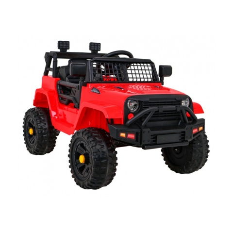 Jeep Dark Night Auto na akumulator ekoskóra wolny start LED EVA audio i Wgrane melodyjki