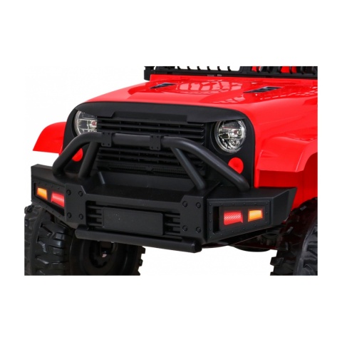 Jeep Dark Night Auto na akumulator ekoskóra wolny start LED EVA audio i Wgrane melodyjki