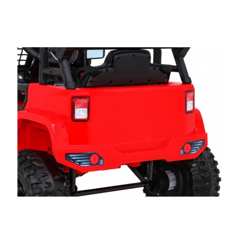 Jeep Dark Night Auto na akumulator ekoskóra wolny start LED EVA audio i Wgrane melodyjki