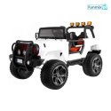 Jeep Monster 4x4 Auto na akumulator pilot regulacja siedzenia MP3 LED EVA