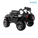 Jeep Monster 4x4 Auto na akumulator pilot regulacja siedzenia MP3 LED EVA