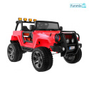 Jeep Monster 4x4 Auto na akumulator pilot regulacja siedzenia MP3 LED EVA