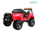 Jeep Monster 4x4 Auto na akumulator pilot regulacja siedzenia MP3 LED EVA