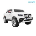 Mercedes Benz X-Class Pojazd 4x4 Auto na akumulator Pilot MP4 LED EVA