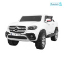 Mercedes Benz X-Class Pojazd 4x4 Auto na akumulator Pilot MP4 LED EVA