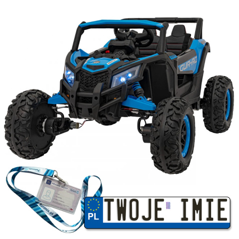 Buggy ATV defend 4x4 Pojazd na akumulator dla dzieci 4x35W ekoskóra EVA