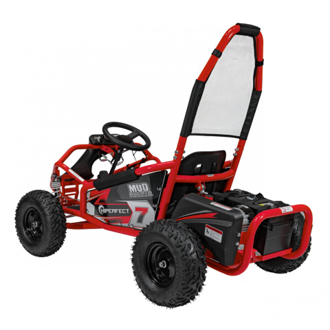 Mud monster Pojazd na akumulator koła pompowane Air sportowe siedzenie pasy