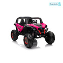 Buggy UTV-MX 2000n Pojazd na akumulator LED ekoskóra EVA wejście USB MP3