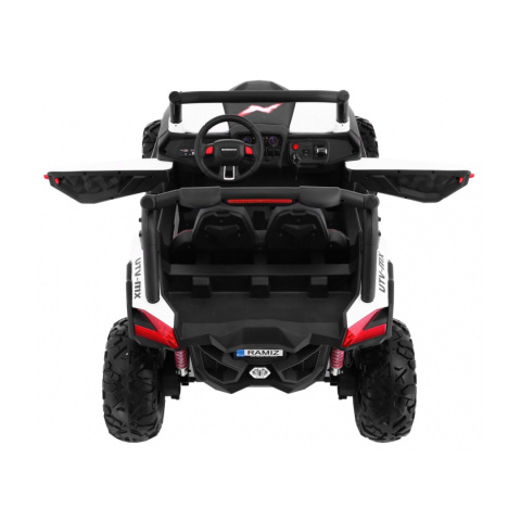 [XMX-603] Duży Buggy SUPERSTAR UTV-MX 2000N dla 2 dzieci [4X45W, 18Ah] pilot, pokrowiec, LED, MP3, BT - biały