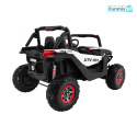 [XMX-603] Duży Buggy SUPERSTAR UTV-MX 2000N dla 2 dzieci [4X45W, 18Ah] pilot, pokrowiec, LED, MP3, BT - biały