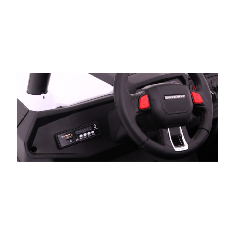 [XMX-603] Duży Buggy SUPERSTAR UTV-MX 2000N dla 2 dzieci [4X45W, 18Ah] pilot, pokrowiec, LED, MP3, BT - biały