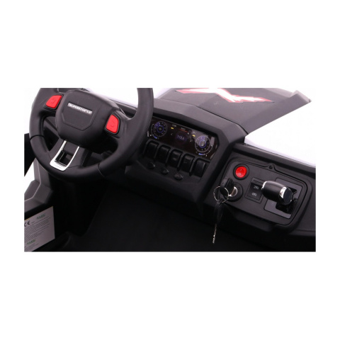 [XMX-603] Duży Buggy SUPERSTAR UTV-MX 2000N dla 2 dzieci [4X45W, 18Ah] pilot, pokrowiec, LED, MP3, BT - biały