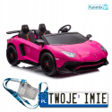 Lamborghini XXL A8803 Auto 24V na akumulator ekoskóra koła pompowane MP3