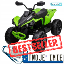 Maverick ATV Quad Pojazd na akumulator dla dzieci 4x4 180W LED Pilot pokrowiec