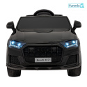 Audi Q7 new Lift pojazd na akumulator ekoskóra koła EVA bluetooth MP3 pasy