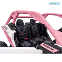 Maverick Turbo RR Buggy na akumulator Ekoskóra Koła EVA Mp3 USB Bluetooth LED Pasy