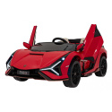 Lamborghini Sian Pojazd na akumulator ekoskóra EVA MP3 USB Bluetooth pasy