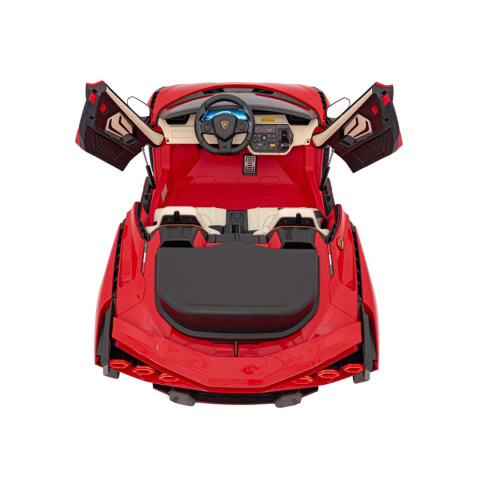 Lamborghini Sian Pojazd na akumulator ekoskóra EVA MP3 USB Bluetooth pasy