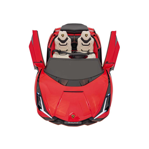 Lamborghini Sian Pojazd na akumulator ekoskóra EVA MP3 USB Bluetooth pasy