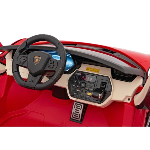 Lamborghini Sian Pojazd na akumulator ekoskóra EVA MP3 USB Bluetooth pasy