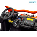 Maverick Turbo RR Buggy na akumulator Ekoskóra Koła EVA Mp3 USB Bluetooth LED Pasy