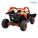 Maverick Turbo RR Buggy na akumulator Ekoskóra Koła EVA Mp3 USB Bluetooth LED Pasy