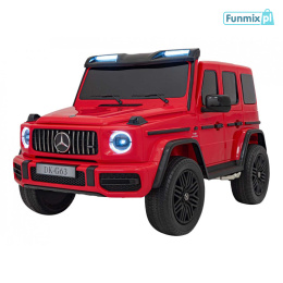 Mercedes Benz G63 Amg XXL Pojazd Na Akumulator Ekoskóra EVA Mp3 Bluetooth