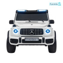 Mercedes Benz G63 AMG XXL Pojazd Na Akumulator Ekoskóra EVA Mp3 Bluetooth