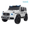 Mercedes Benz G63 AMG XXL Pojazd Na Akumulator Ekoskóra EVA Mp3 Bluetooth