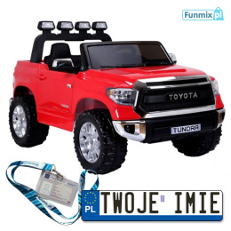 Auto Toyota Tundra Na Akumulator 12V 2x45W Ekoskóra EVA LED USB MP3 Pasy