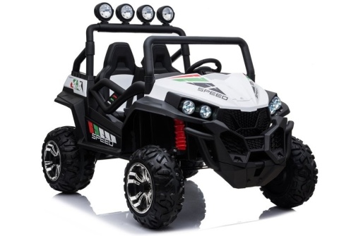 Buggy S2588 Na Akumulator 2x12V 4x45W Ekoskóra EVA LED MP3 Pasy Bluetooth