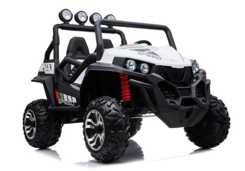 Buggy S2588 Na Akumulator 2x12V 4x45W Ekoskóra EVA LED MP3 Pasy Bluetooth
