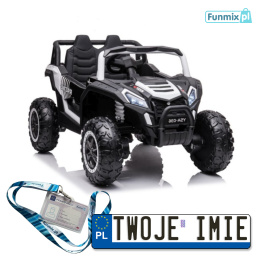 Buggy YSA036 Na Akumulator 4x4 12V Ekoskóra EVA LED MP3 USB Bluetooth Pasy