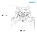 Maverick Duży Can-am Buggy Turbo RR dla 2 dzieci 4x200W 24V 2xAkumulator