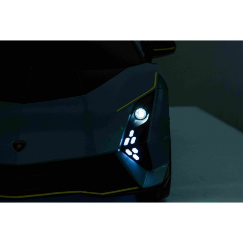 Lamborghini Invencible Pojazd Na Akumulator Ekoskóra Koła EVA Wejście USB MP3 Bluetooth